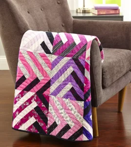 Radiate Elegance with the Stunning Purple Play Quilt