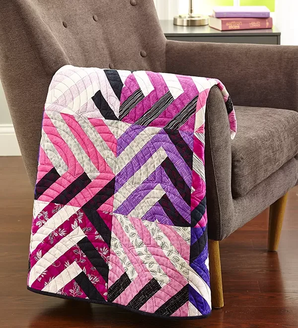 Radiate Elegance with the Stunning Purple Play Quilt