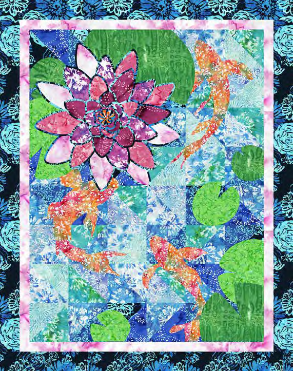 Dive into Creativity with the Little Lily Pond Quilt - Quilted Dreams
