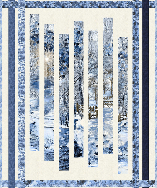 Transform Winters with the Scenic Snowfall Quilt – A Cozy Adventure
