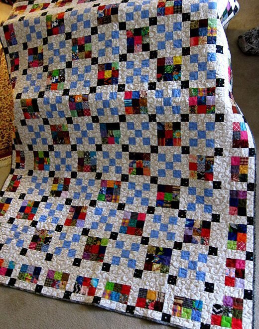 Crafting Joy: The Scrap Happy Nine Patch Quilt Journey