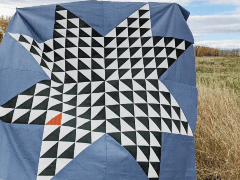 Ignite Your Creativity with the Half-Square Triangle Star Quilt