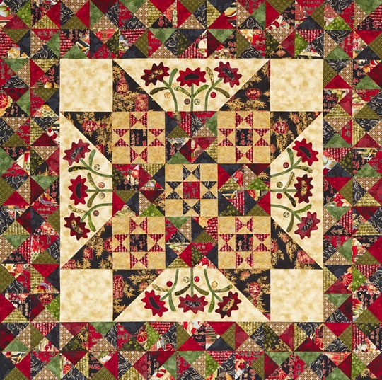 Awakening Creativity with the Stunning Midnight Blooms Quilt