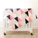 Unleash Your Creativity with the Modern Ombre Black and White Triangle Quilt