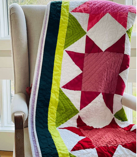 8-Point Star Brilliance: Craft a Quilt that Shines with Joy