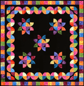Ignite Your Passion with the Drunkard’s Path – Flower Patch Quilt