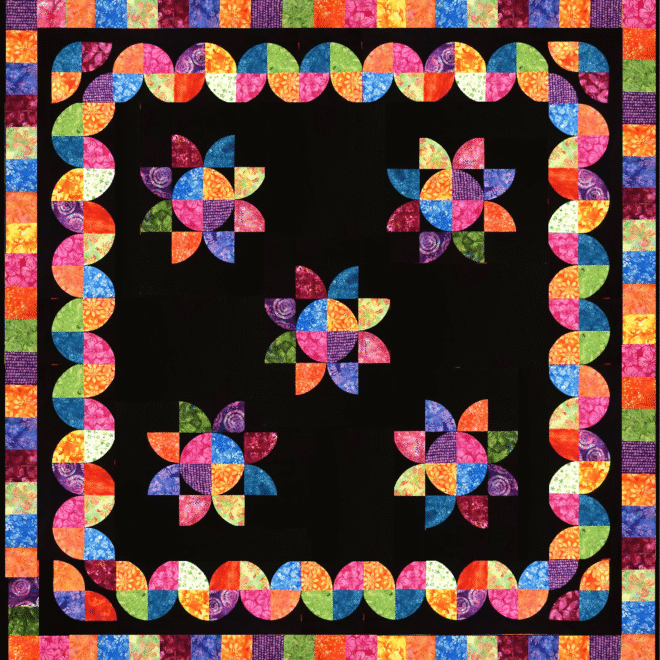 Ignite Your Passion with the Drunkard’s Path – Flower Patch Quilt