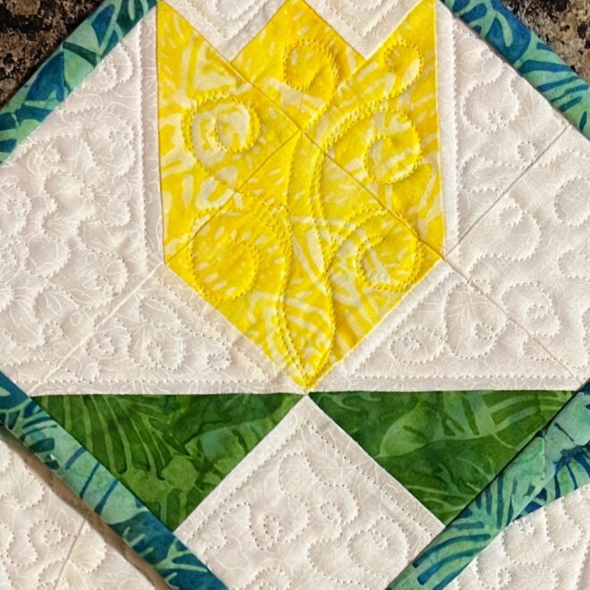 Color Your World with Spring Splendor Mug Mats – Quilted Dreams