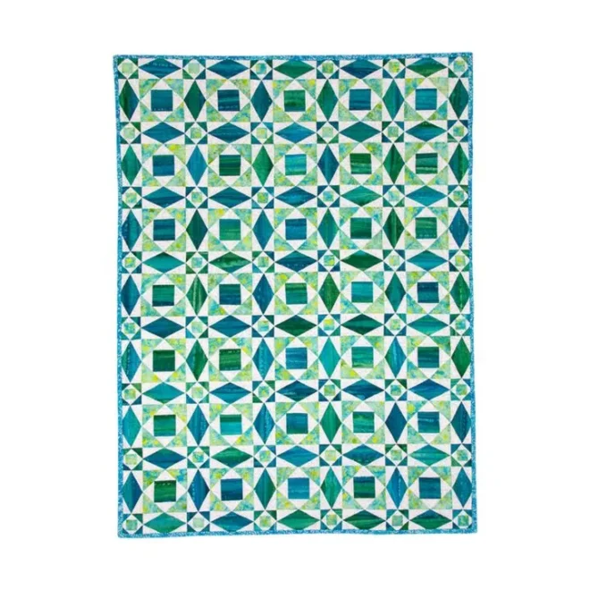 Dive into the Whirlwind of Creativity with the GO! Classic Storm at Sea Throw Quilt!