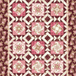 The Marvelous Journey of the Burgundy and Blush Quilt