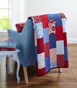 Unleashing Creativity with Red, White, and Blue Bricks – A Quilted Celebration!