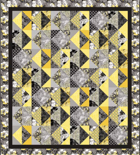 Unlock Creativity: The Bold Black, White, and Citrus Quilt Experience