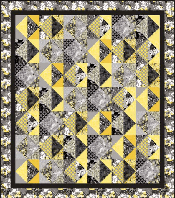Unlock Creativity: The Bold Black, White, and Citrus Quilt Experience